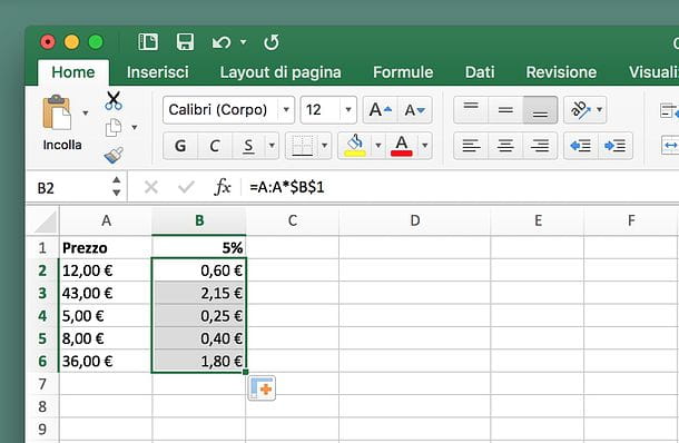 Cómo multiplicar en Excel