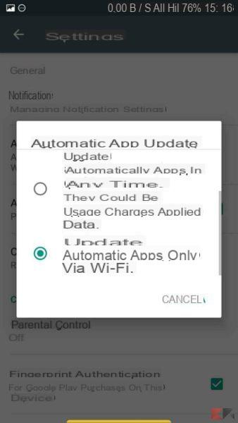 Mise à jour Android WhatsApp sur les appareils pris en charge