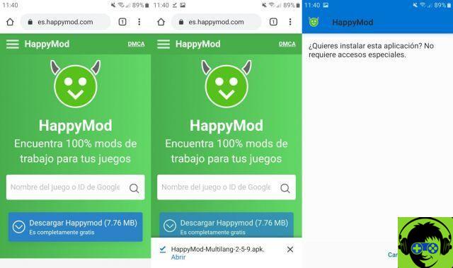 Happymod : téléchargement gratuit de milliers d'applications et de jeux Android modifiés