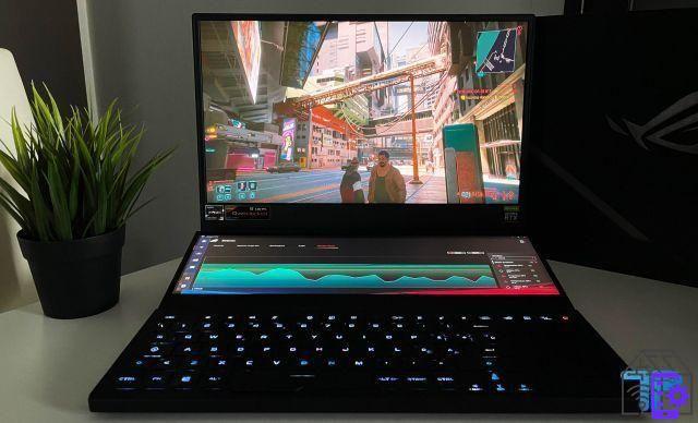 The review of ASUS ROG Zephyrus Duo 15 SE. A gaming notebook with two screens