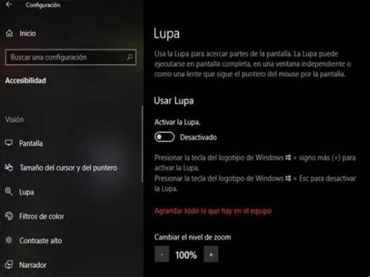 ¿Cómo usar la lupa de búsqueda en Windows 10 de forma fácil y cómoda?