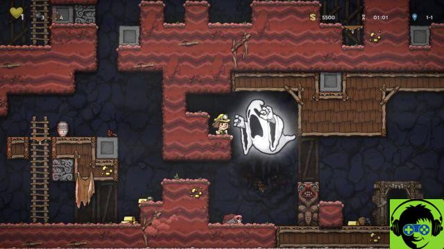 Spelunky 2 - Come uccidere o allontanarsi dal fantasma