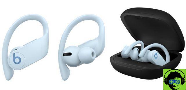 Powerbeats Pro in four colors: Spring Yellow, Cloud Pink, Lava Red and Glacier Blue