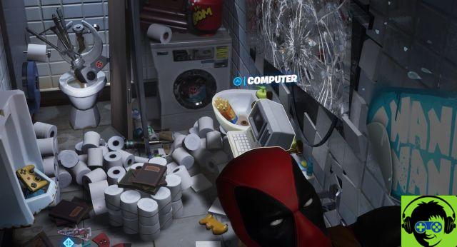 Onde encontrar o Big Black Marker de Deadpool em Fortnite Capítulo 2 Temporada 2