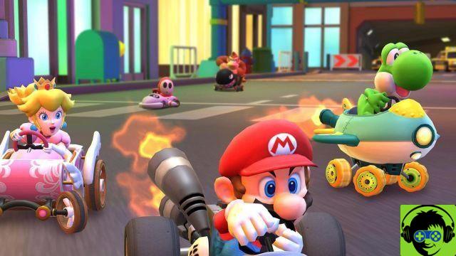 Mario Kart Tour - Vinci 7000 o più con un pilota che indossa un guscio