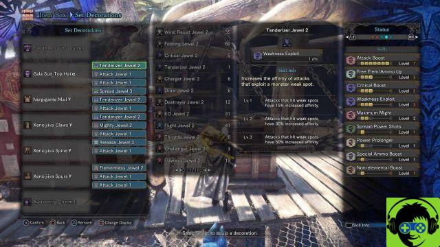 Monster Hunter: World - Guide des meilleures compétences d'armure