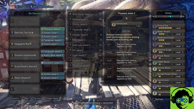 Monster Hunter: World - Guide des meilleures compétences d'armure