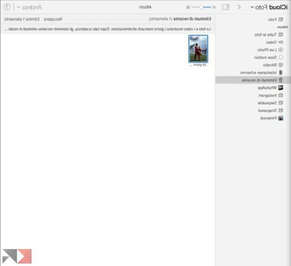 Recuperare foto cancellate iPhone e iPad