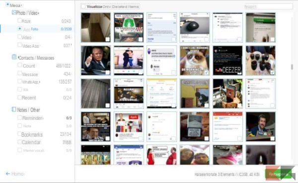 Recuperare foto cancellate iPhone e iPad