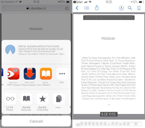 Como salvar PDF no iPhone