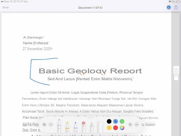 Comment éditer un fichier PDF avec iPad