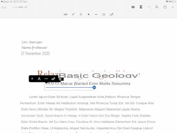 How to edit a PDF file with iPad