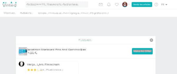 Make an offer to a buyer on Vinted