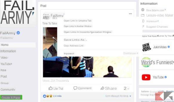 Come condividere video Facebook su WhatsApp