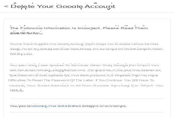 Delete Google account: the right method