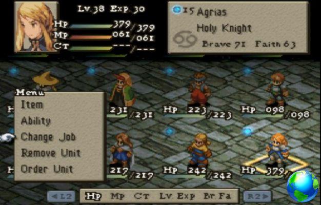 Astuces et codes de Final Fantasy Tactics PS1