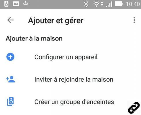 Como crio grupos de dispositivos do Google Home?