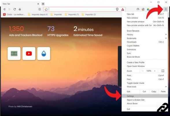 ¿Cómo pasar Brave en francés?