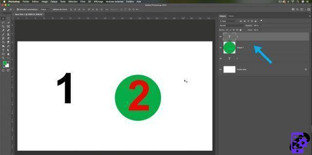 How to move layers between them in Photoshop?
