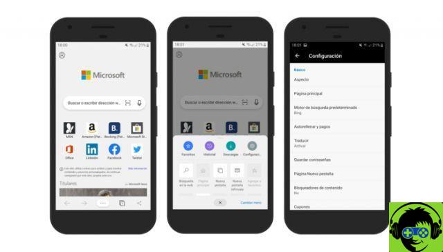 Microsoft Edge for Android: how to activate the dark theme