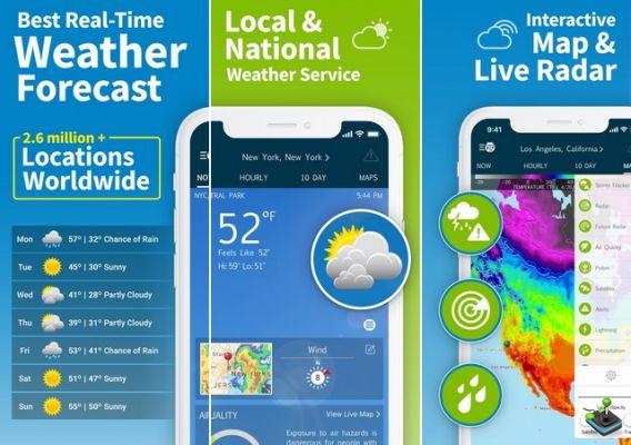 10 melhores aplicativos de clima para iPhone