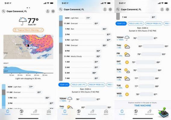 10 migliori app meteo per iPhone