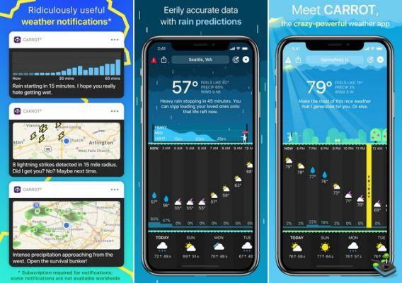 10 melhores aplicativos de clima para iPhone