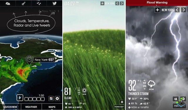 10 melhores aplicativos de clima para iPhone