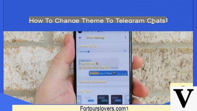 How to change the theme of the Telegram chats