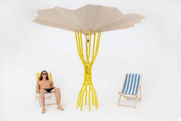 Melt in the sun? No thanks, there is the Smart umbrella by Sammontana