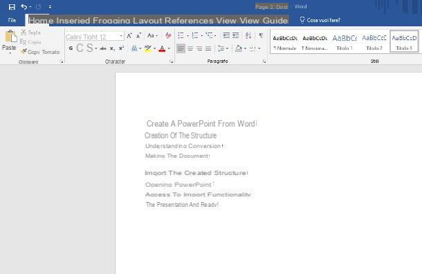 Comment faire un Power Point sur Word