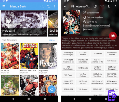 Le migliori app per leggere i manga