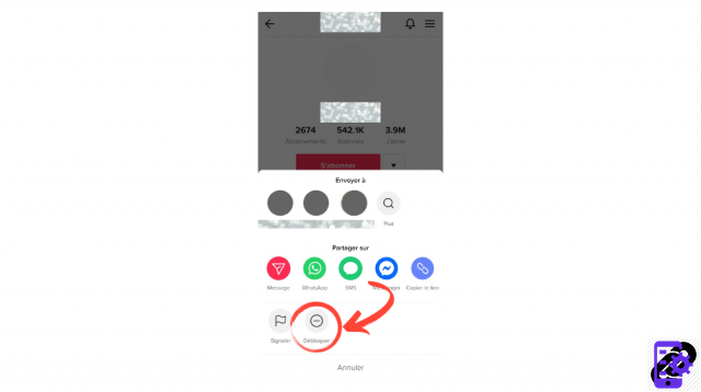 How to unblock a person on TikTok?