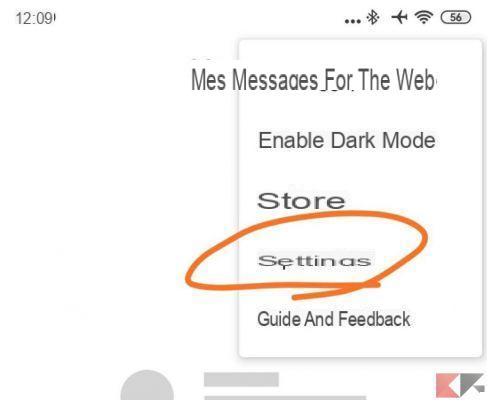 Come attivare messaggi RCS di Google