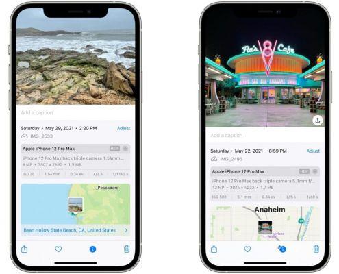 Las fotos en iOS 15 te dicen de qué aplicación se guardaron las imágenes