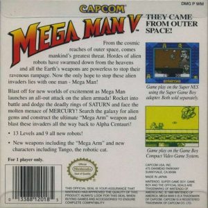 Trucos y contraseñas de Mega Man V - Game Boy