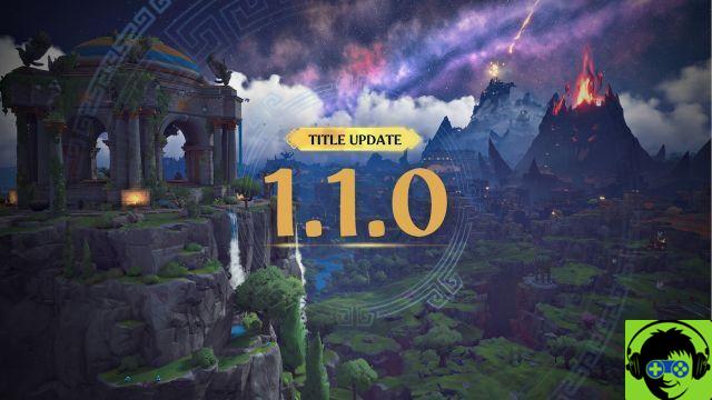 Notas del parche de la actualización 1.1.0 de Immortals Fenyx Rising