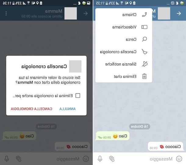 Come cancellare i messaggi su Telegram