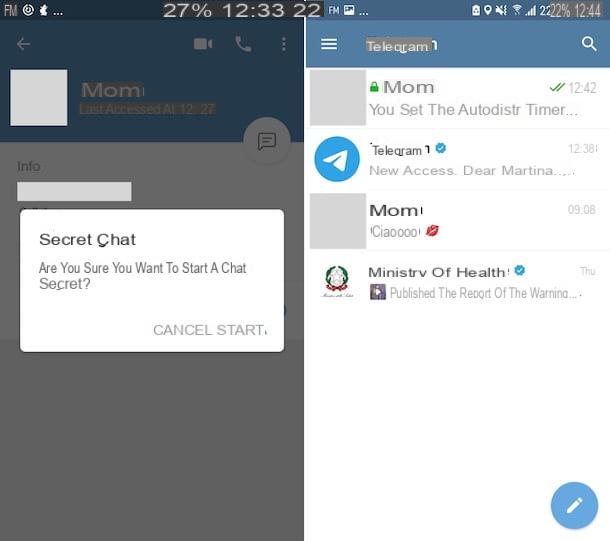 Cómo borrar mensajes en Telegram