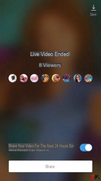 Come condividere i video in diretta di Instagram