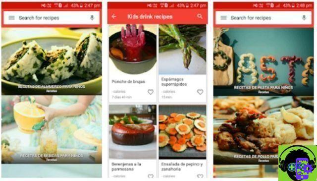 Les meilleures applications de recettes pour les enfants sur Android