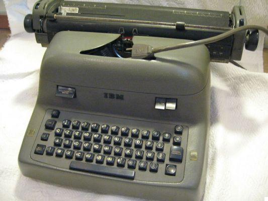Cómo cambió: la máquina de escribir
