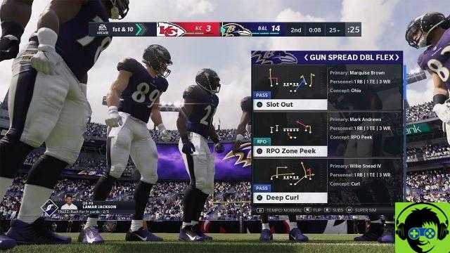 Madden 21 - Cómo usar RPO (opción Run Pass)