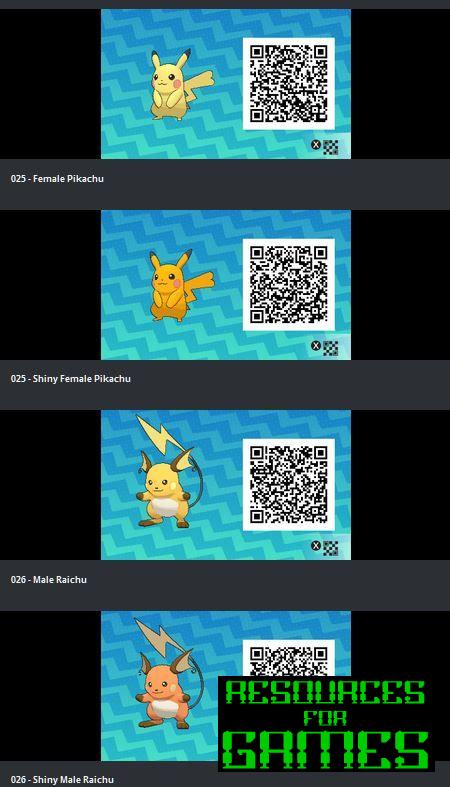 Pokemon Sol y Luna - Todos los Códigos QR para Escanear