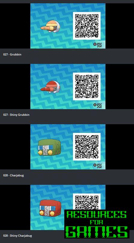 Pokemon Sun and Moon - All QR Codes to Scan