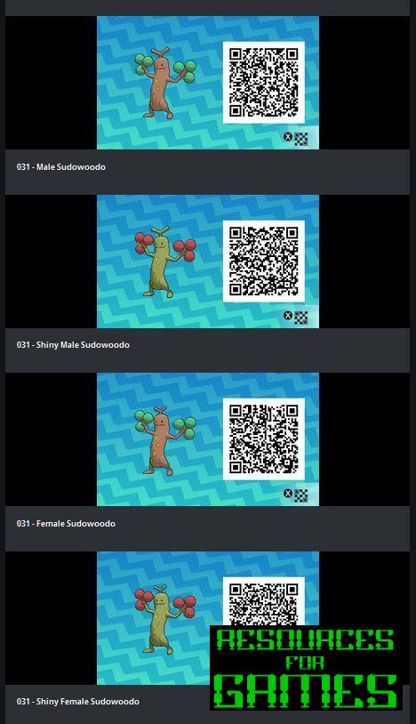 Pokémon Soleil et Lune - Tous les Codes QR à Scanner