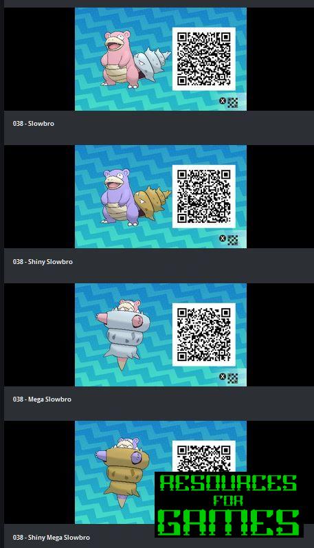 Pokemon Sol e Lua - Todos os Códigos QR a Digitalizar