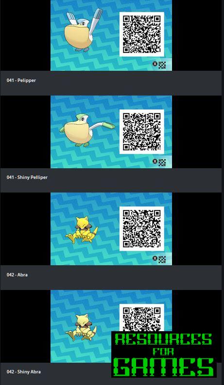 Pokémon Soleil et Lune - Tous les Codes QR à Scanner