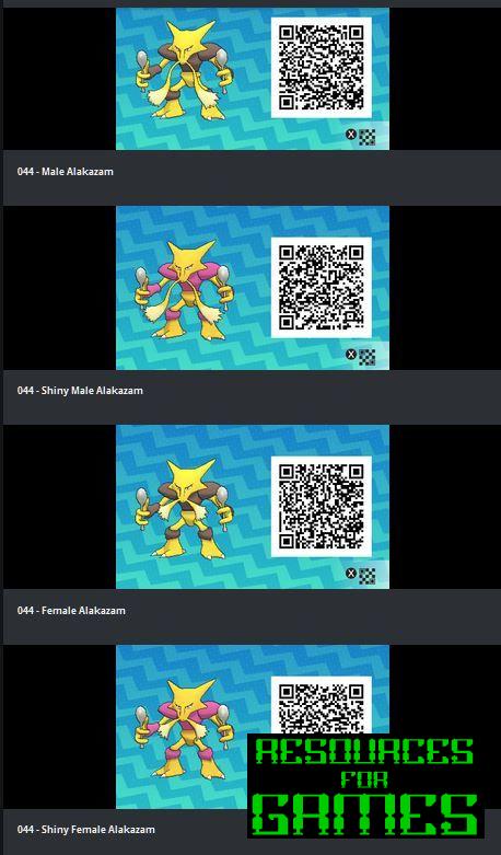 Pokemon Sol y Luna - Todos los Códigos QR para Escanear