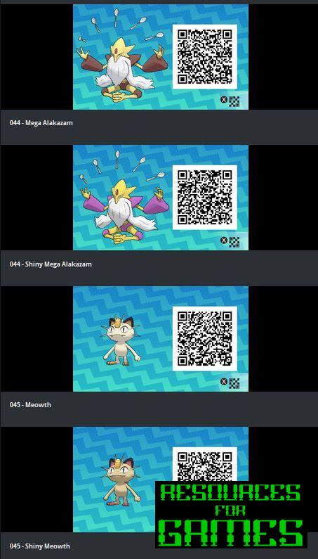 Pokémon Soleil et Lune - Tous les Codes QR à Scanner